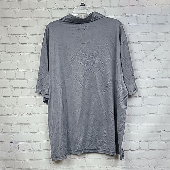 Reebok Men's 1XLT Golf Polo Shirt Gray Work School Uniform Activewear Big Tall - Picture 12 of 12